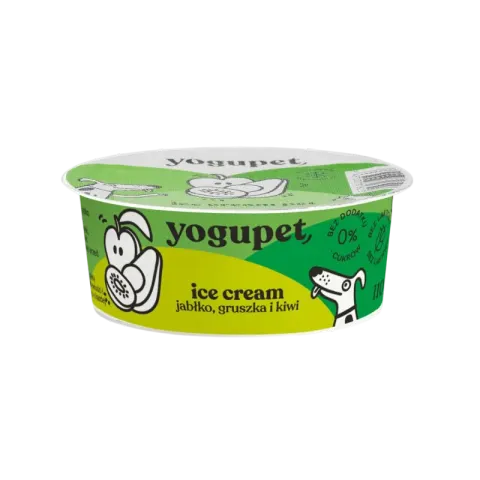 Yogupet lody dla psa jabłko, gruszka, kiwi 110 g