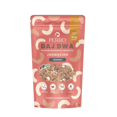 Perro Daj Dwa Jagnięcina 85g trenerki dla psa