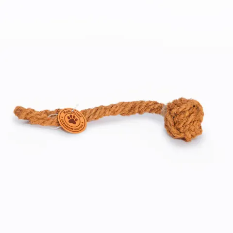 KokoFetch - Piłka z Włókna Kokosowego z Rączką 40 cm