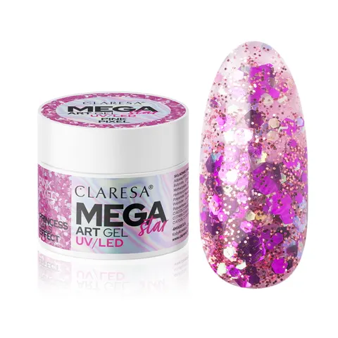Claresa Żel do Zdobień Megastar Pink Pixel 10g