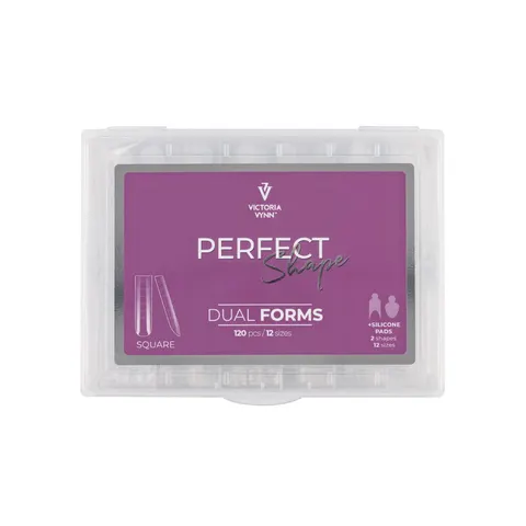 Victoria Vynn dual formy PERFECT SHAPE kwadrat Square 120 pcs