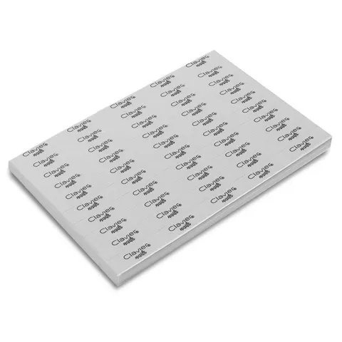 Clavier Mini Buffer do Paznokci, Blok Polerski Szary 50 szt 100/180