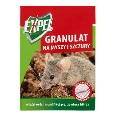 EXPEL Granulat na myszy i szczury, 140 g