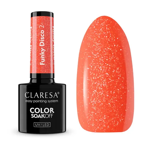 Claresa Funky Disco 2 Lakier Hybrydowy 5g