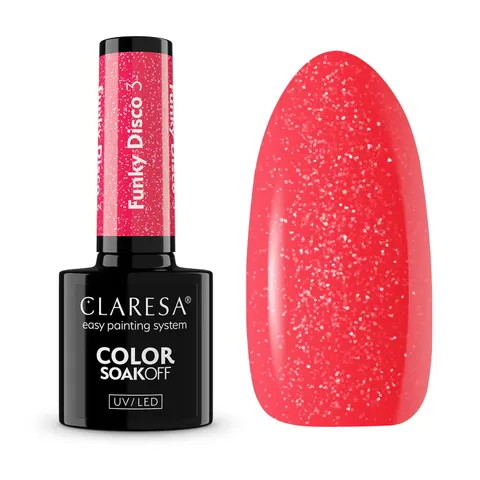 Claresa Funky Disco 3 Lakier Hybrydowy 5g