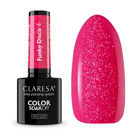 Claresa Funky Disco 4 Lakier Hybrydowy 5g