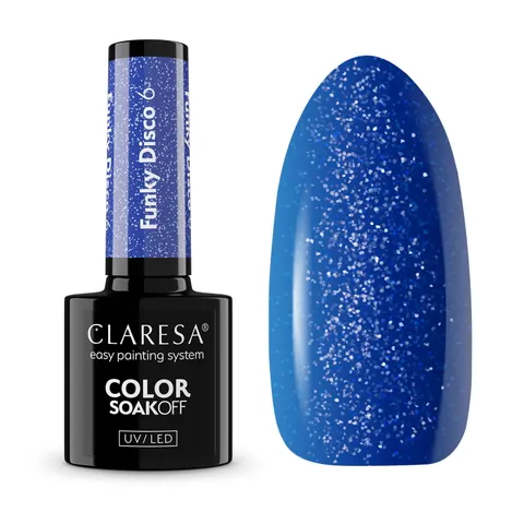 Claresa Funky Disco 6 Lakier Hybrydowy 5g