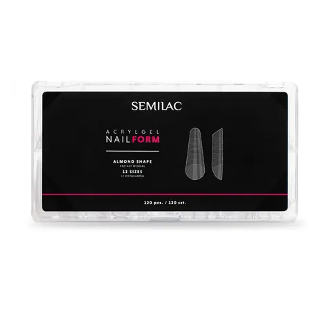 Semilac Acrylgel Nail Form Almond 120szt