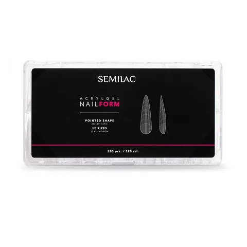 Semilac Acrylgel Nail Form Pointed 120szt