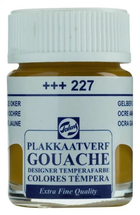 Farba gwasz Talens Gouache Extra Fine Quality 16ml – 227 Yellow Ochre