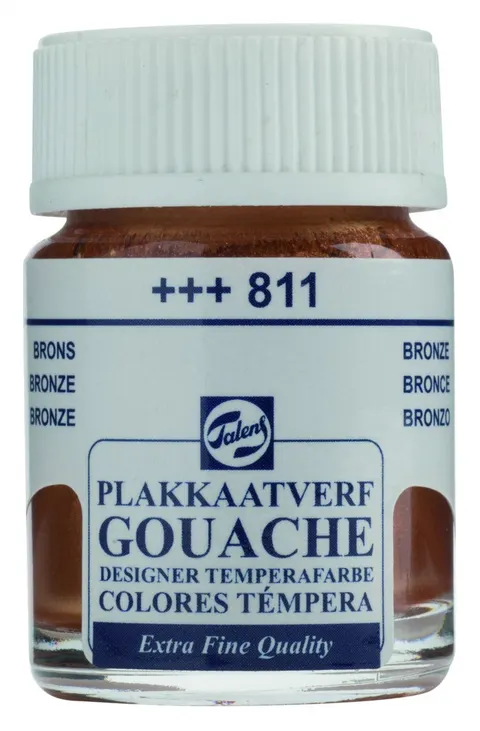 Farba gwasz Talens Gouache Extra Fine 811 Bronze 16 ml