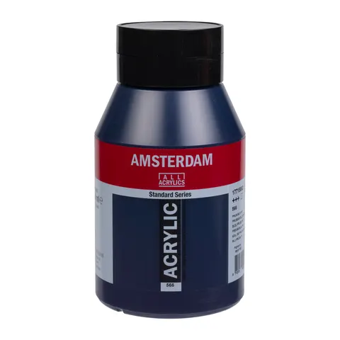 Farba akrylowa Talens Amsterdam Standard 566 Prussian Blue Phthalo 1000 ml