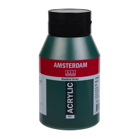 Farba akrylowa Talens Amsterdam Standard Series 1000 ml Sap Green 623
