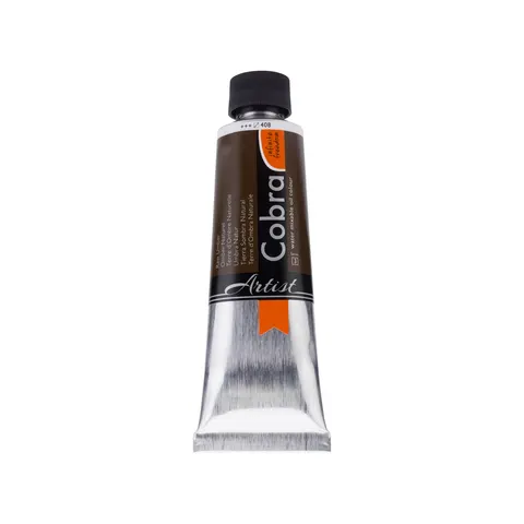 Farba olej Talens Cobra Water Mixable Oil 150ml raw umber 408