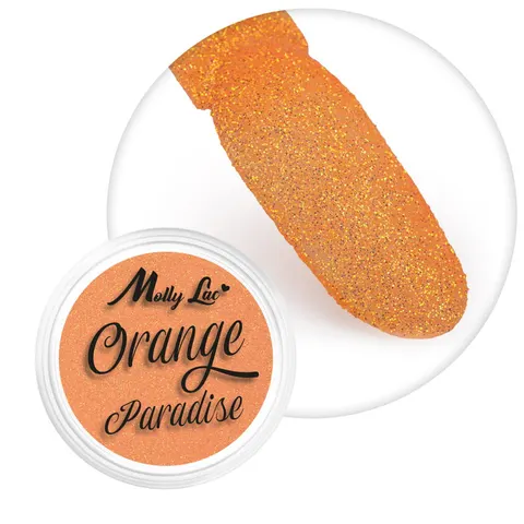 Mollylac Orange Paradise Nr 2 Pyłek do Paznokci 1 g