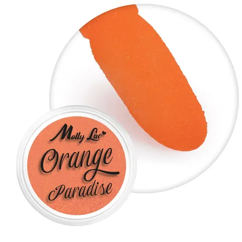 Mollylac Orange Paradise Nr 3 Pyłek do Paznokci 1 g