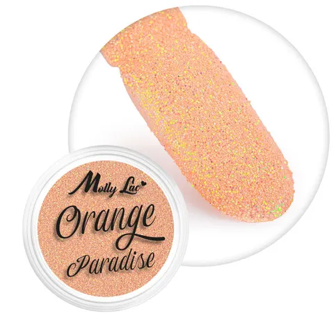 Mollylac Orange Paradise Nr 1 Pyłek do Paznokci 1 g