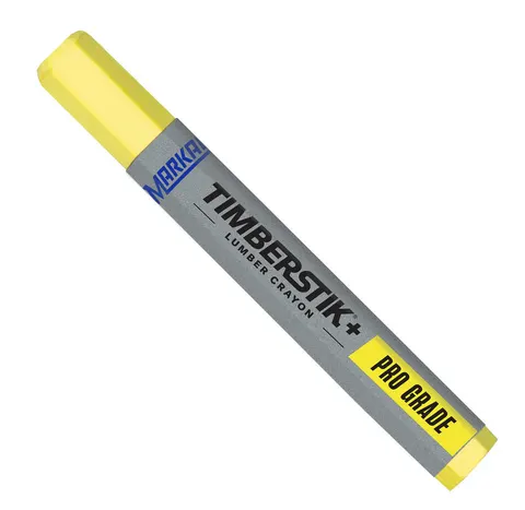 Markal Timberstik+ Pro Grade – profesjonalna kreda do drewna mokrego, żółta (80381)