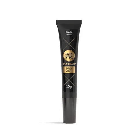MAKEAR ProArt Black PA02 - Żel do zdobień 10g