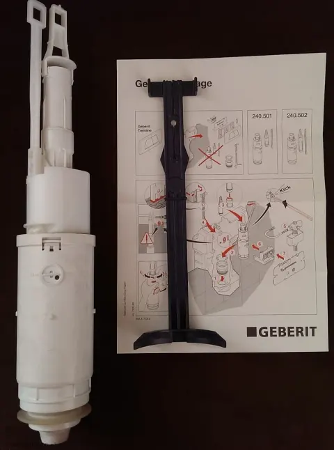 Geberit 240501001 Twico zawór spustowy dwudzielny