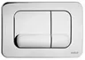 VS0870537 Przycisk mechaniczny podwójny WC Valsir Winner 245*165 mm (ABS) Kolor Chrom Mat