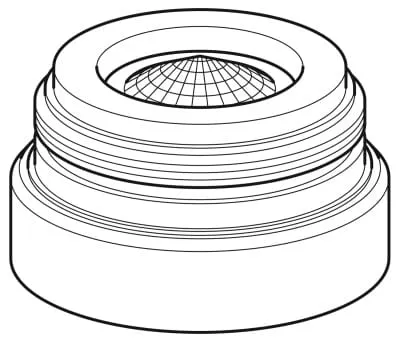 242.645.21.1 Geberit Regulator strumienia / perlator 1,8 l/min do baterii umywalkowych typ26 , typ60, typ85 , typ86 , typ87 , typ88 , typ185 , typ186