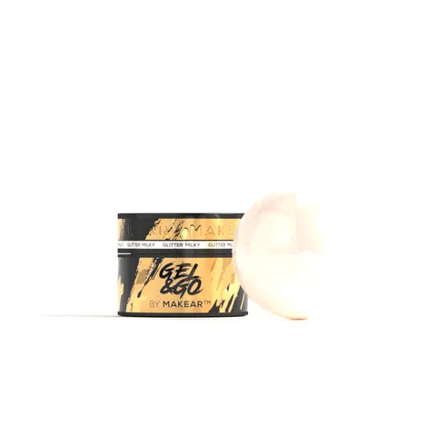 Makear GG20 Żel Budujący Glitter Milky 15 ml