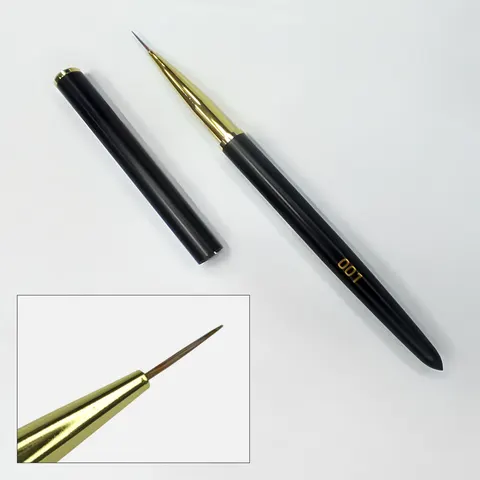 F.O.X Nail Art Brush 001 "Liner" (krótki / short)