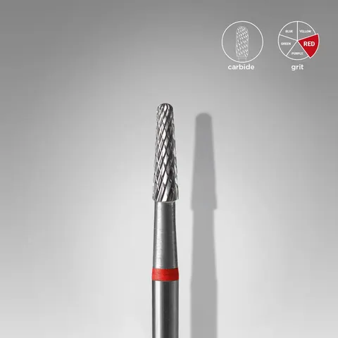 Frez z węglika spiekanego ścięty stożek 2.3mm/8 czerwony FT71R023/8