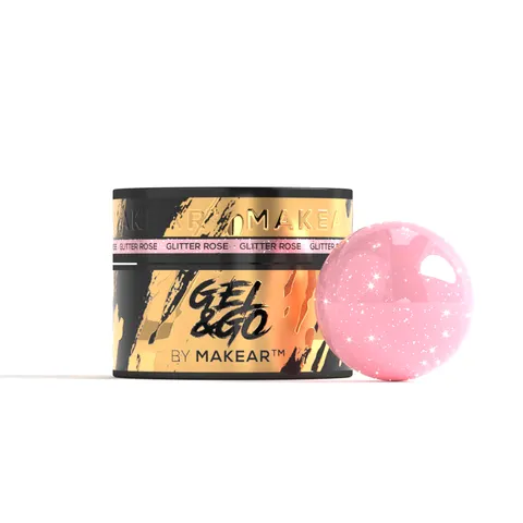 Makear GG23 Żel Budujący Glitter Rose 50 ml