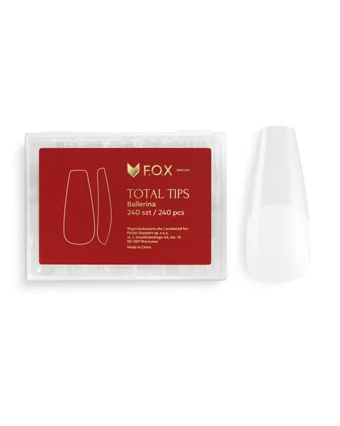 Soft Gel Tips F.O.X Total Tips Ballerina 240 szt