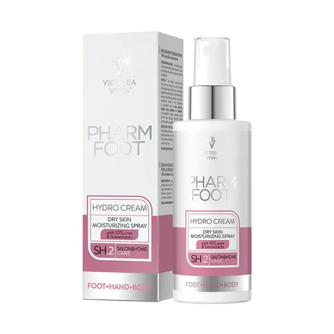 PHARM FOOT HYDRO CREAM SPRAY DO STÓP MOCNO NAWILŻAJĄCY 10% MOCZNIKA 150 ml