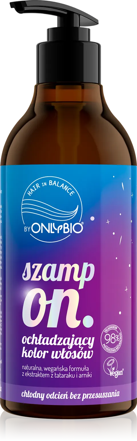 Onlybio Szampon ochładzający kolor włosów 400ml