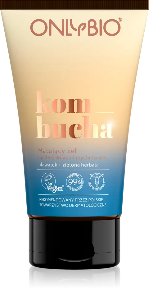 Onlybio Żel do demakijażu i mycia twarzy Kombucha 150ml