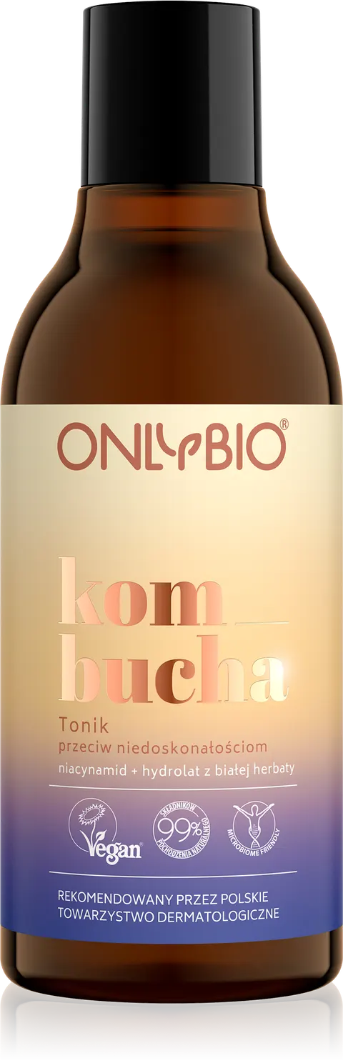Onlybio Tonik do twarzy przeciw niedoskonałościom Kombucha 300ml