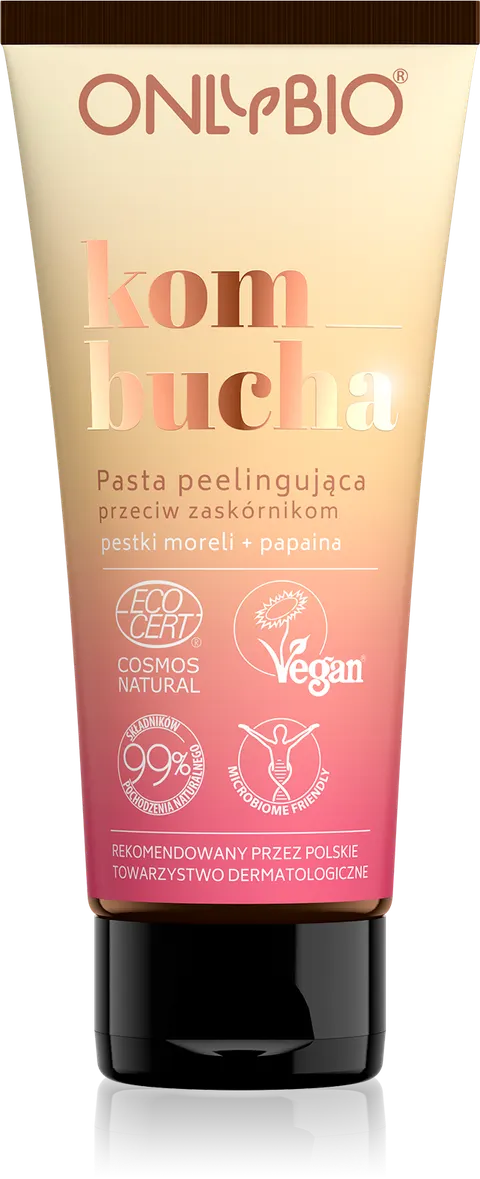 Onlybio Pasta peelingująca przeciw zaskórnikom Kombucha 75ml