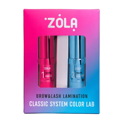 Zestaw do laminacji Zola Brow&Lash Lamination Classic System Color Lab