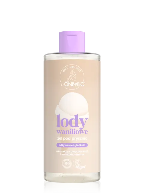 Onlybio Body in Balance Żel pod prysznic Lody waniliowe 300 ml