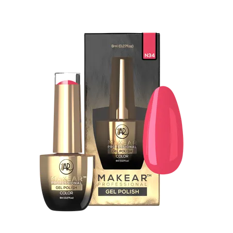 Makear N34 Neon Lakier Hybrydowy 8 ml