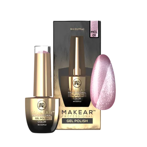 Makear MCL01 Lakier Hybrydowy Cateye 8 ml