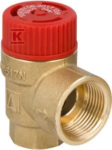 Zawór bezpieczeństwa MS 1/2"x3/4" 3 bar do instalacji C.O. o