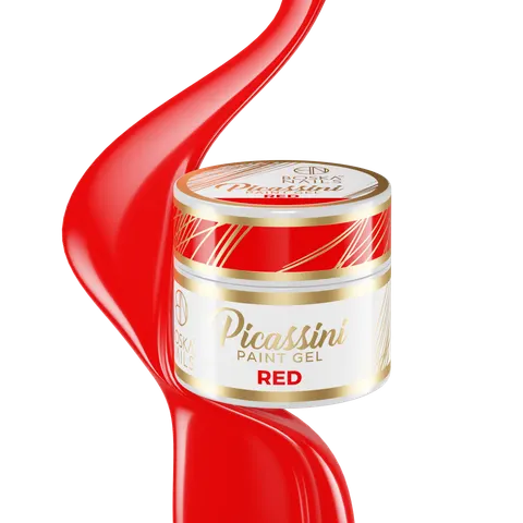 Boska Nails Red Picassini Paint Gel 5ml