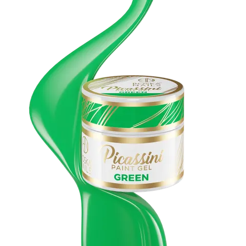 Boska Nails Green Picassini Paint Gel 5ml