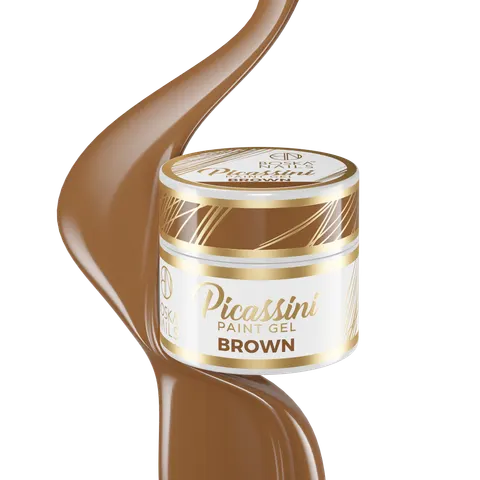 Boska Nails Brown Picassini Paint Gel 5ml