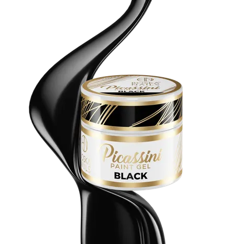 Boska Nails Black Picassini Paint Gel 5ml