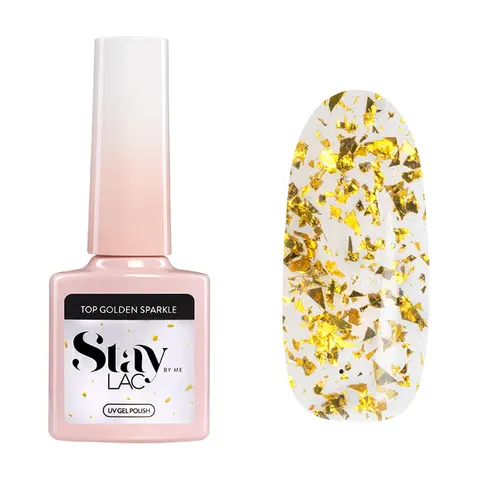 StayLac Golden Sparkle Top Hybrydowy 5 ml