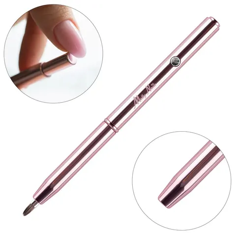 Molly Nails Pędzelek Rose Gold 2 Filbert Thin 7,5 mm