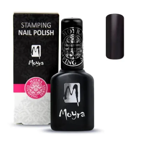 Moyra Smart 01 Black Lakier Do Stempli 12 ml