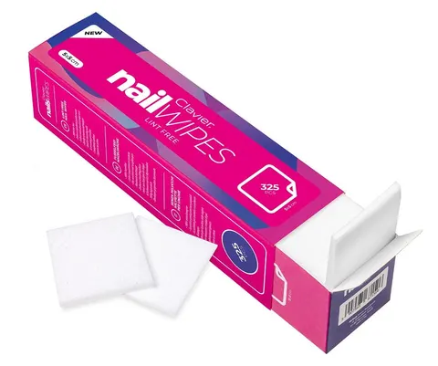 Waciki bezpyłowe Clavier Nail Wipes – 325 szt.