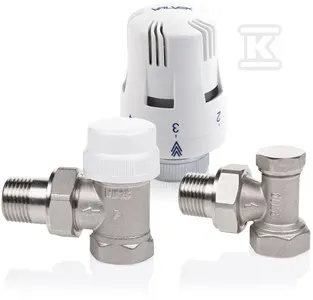 Zestaw termostatyczny THERMO SET kątowy